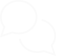Pictogramme blanc représentant deux messages